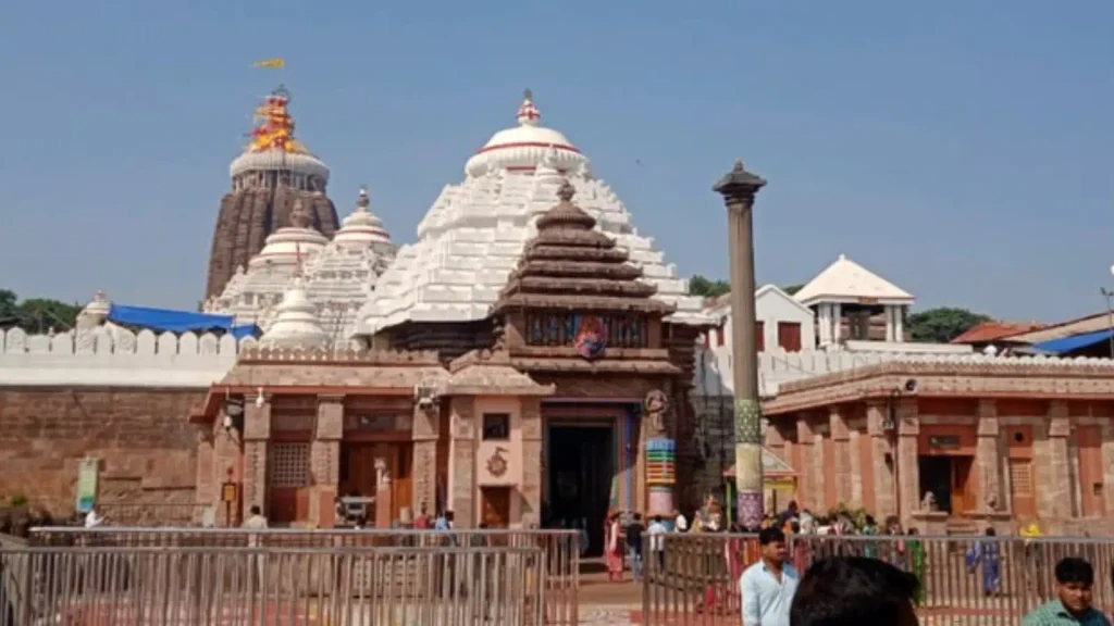 Jagannath Temple near Golden Beach Puri in Odisha