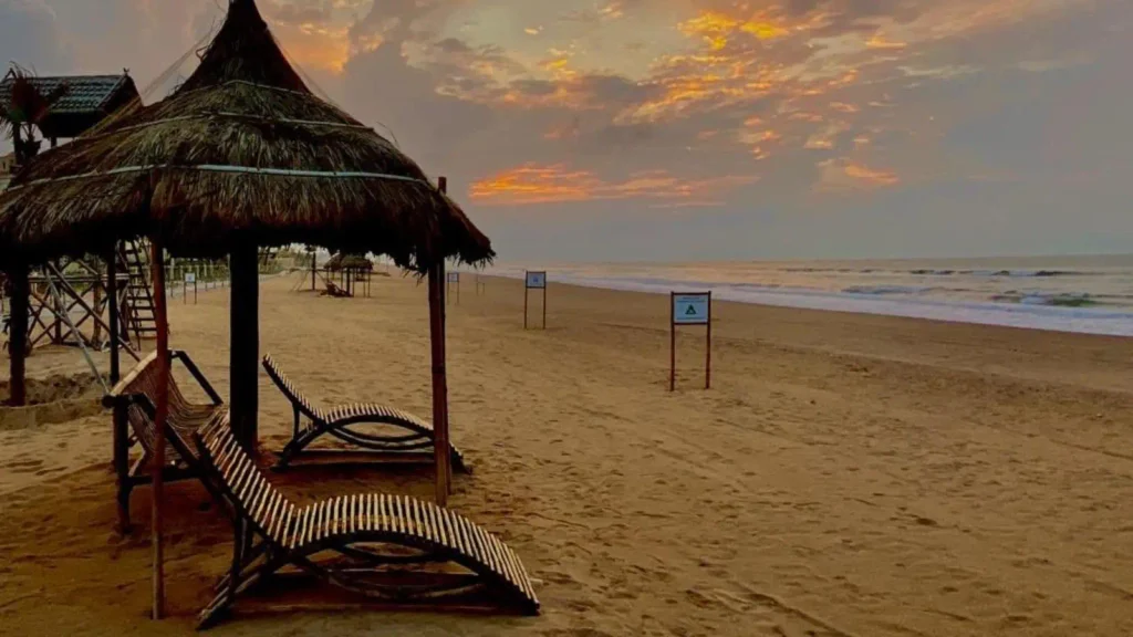 Golden Beach Puri sunrise