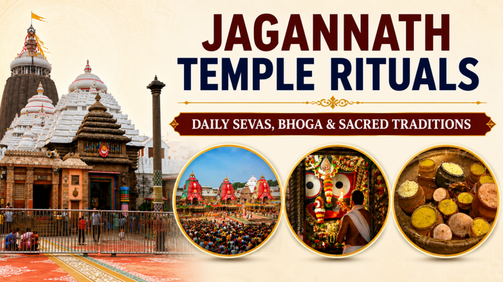 agannath Temple Rituals, Daily Sevas and Bhoga in Puri