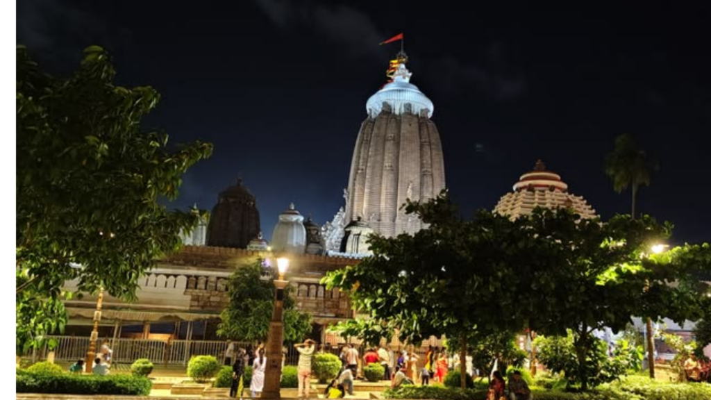Night view of Jagannath Temple