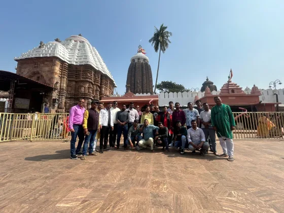 Happy Moment at Jagannath Temple