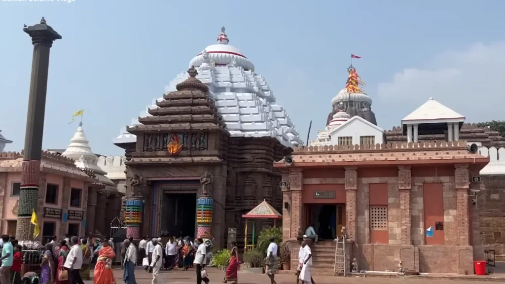Sacred Jagannath Temple in Puri where Lord Jagannath is worshipped